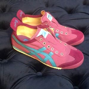 NWT Okitsuka Tiger Pink and Blue Sneakers